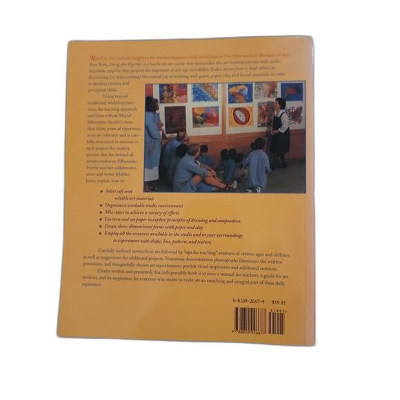 Doing Art Together Muriel Silberstein paperback Harry Abrams Pub educational - Picture 2 of 2